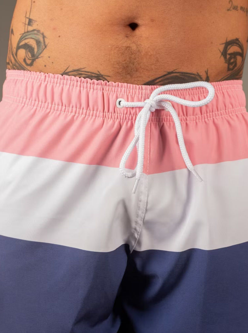 Shorts de praia bege secagem rápida - foto 3 de 3