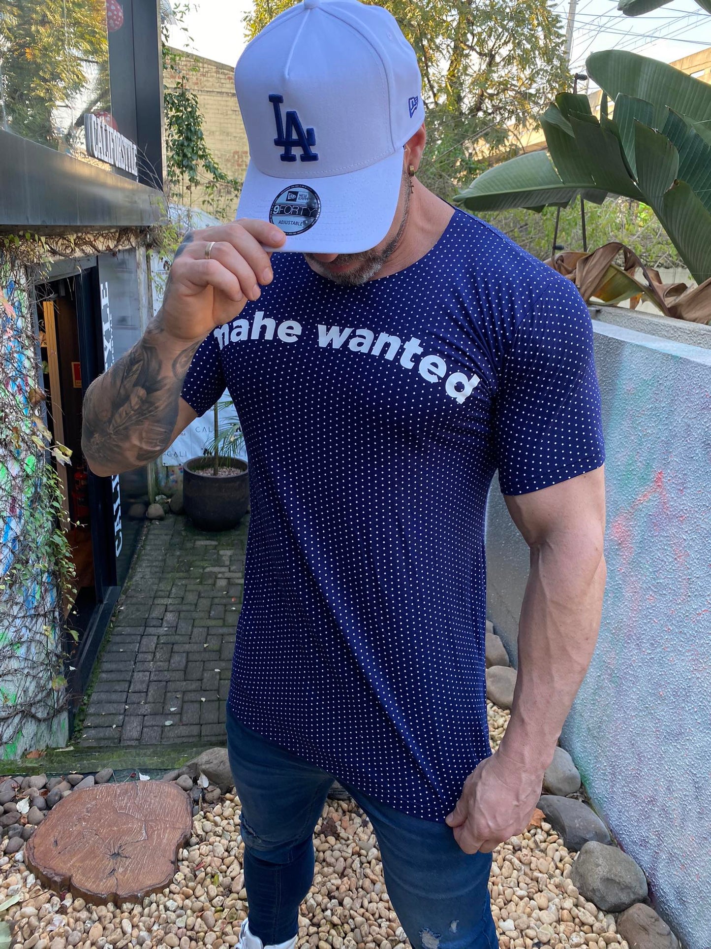 Camiseta Mahe Poa Marinho