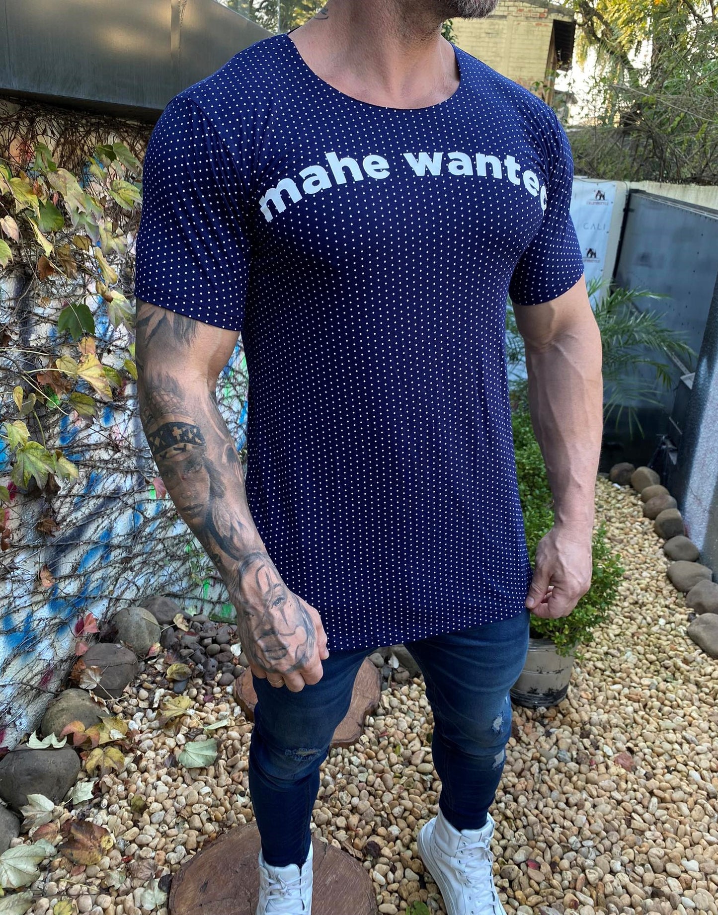 Camiseta Mahe Poa Marinho