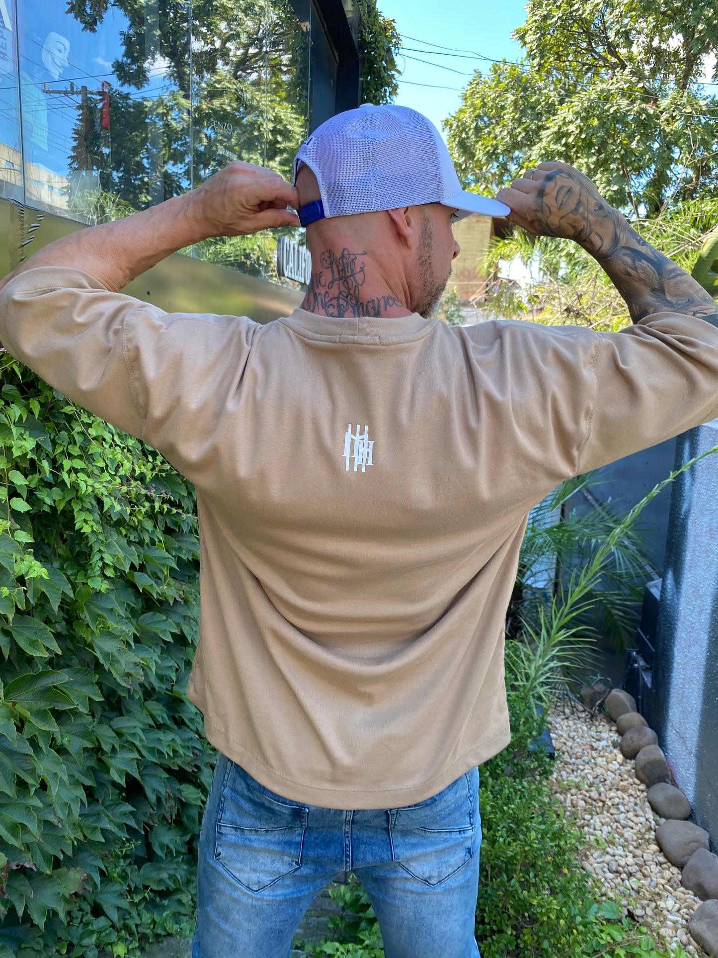 Camiseta Oversized Mahe Beige