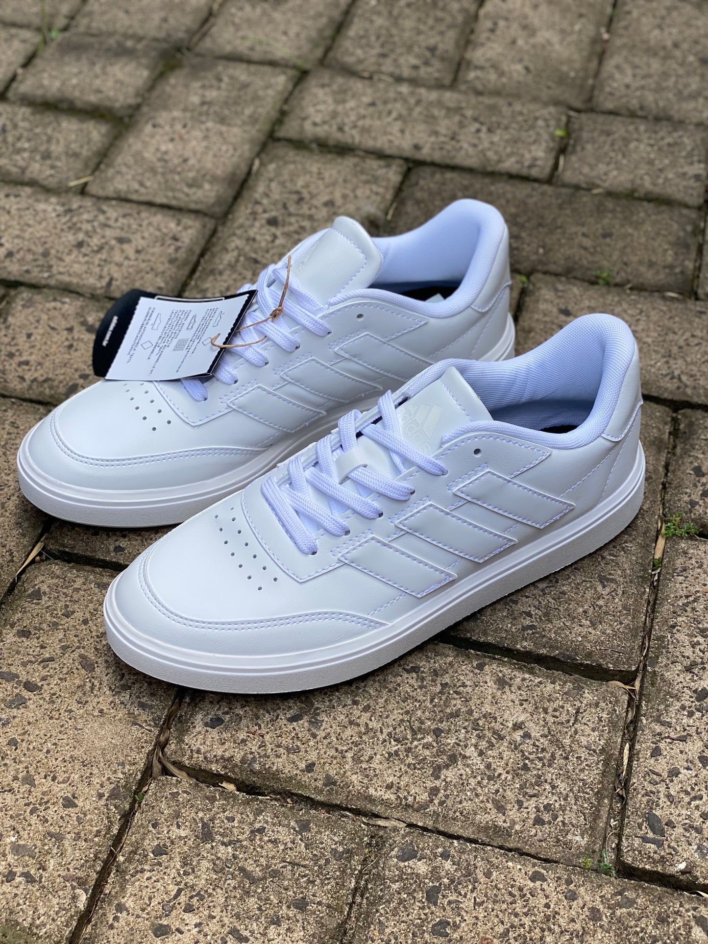 Tênis Adidas White Cano Baixo Branco