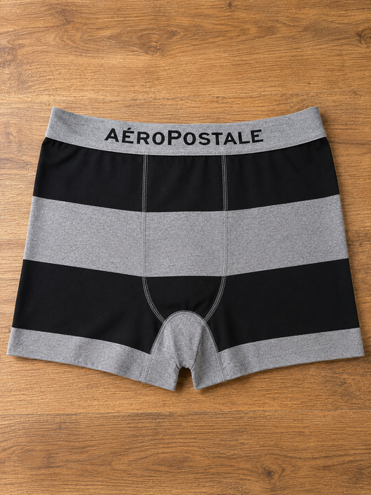 Aéropostale Black Striped Underwear