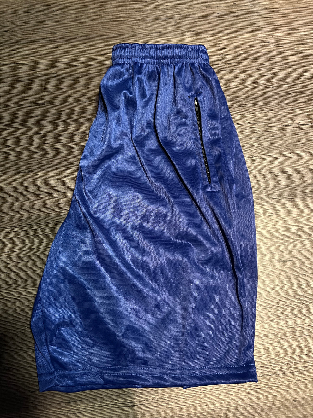 Shorts Ziper azul plissado - foto 9 de 12