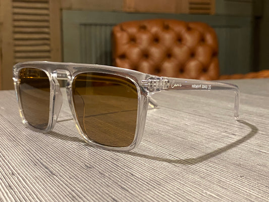 Óculos de Sol Caver Translúcido/Gold