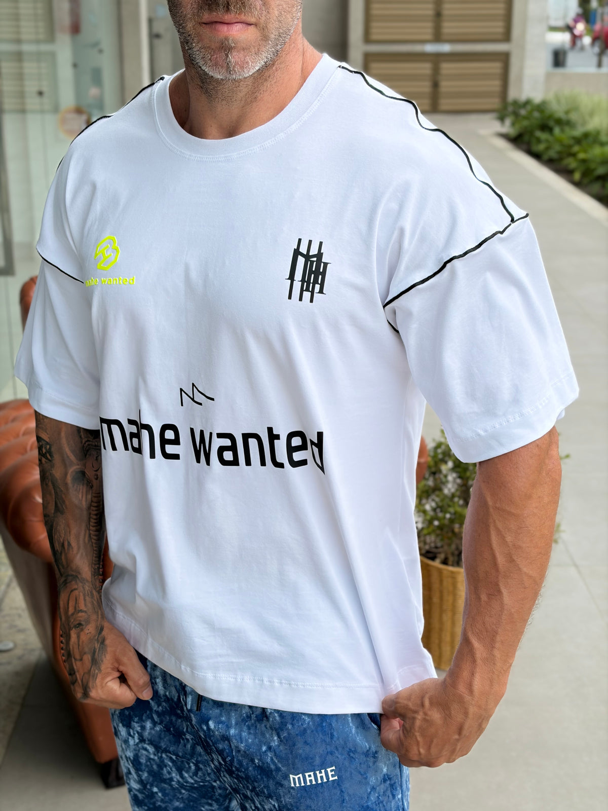 Camiseta Mahe Aspen branca oversized - foto 18 de 19