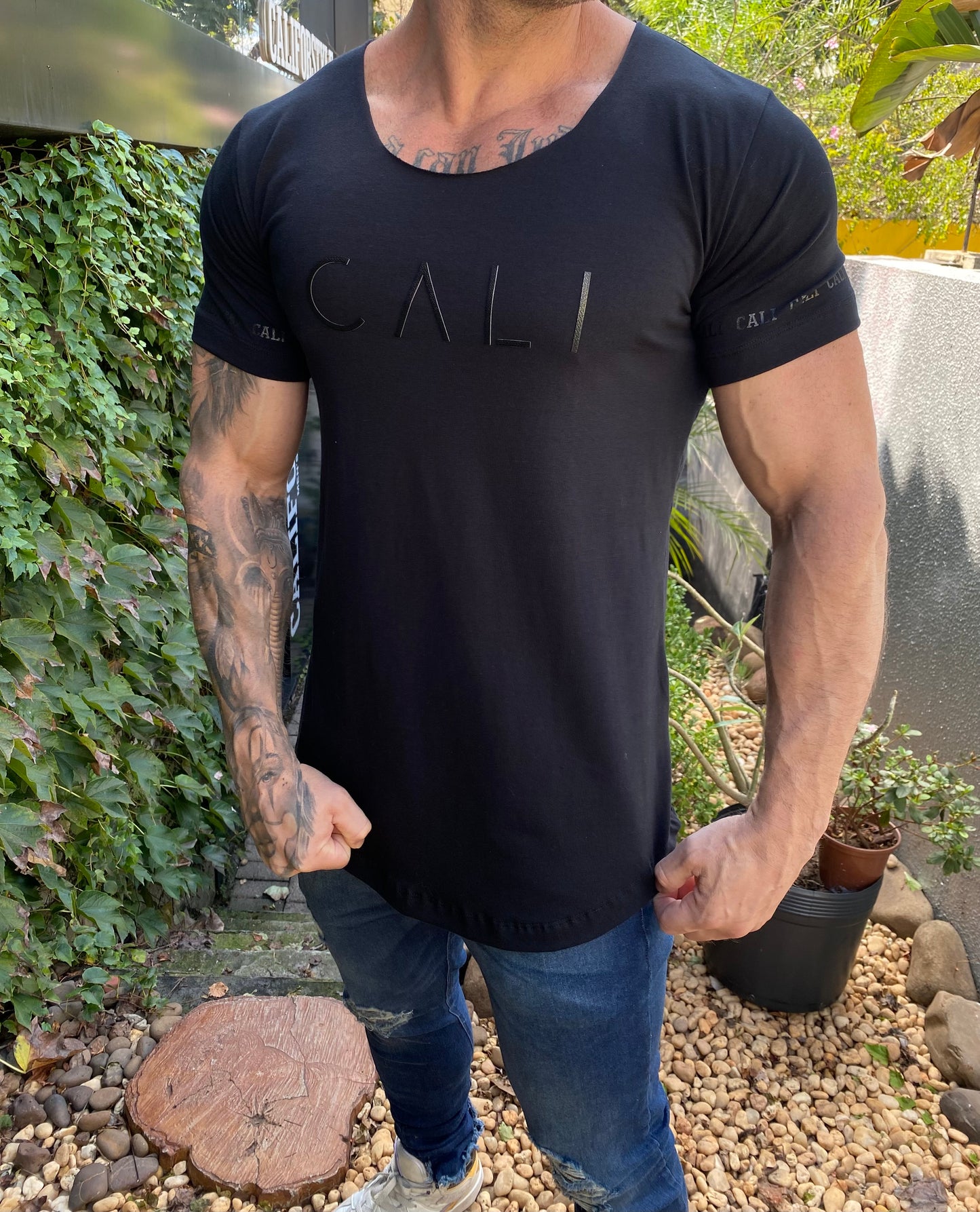 Camiseta Cali Feather Gold