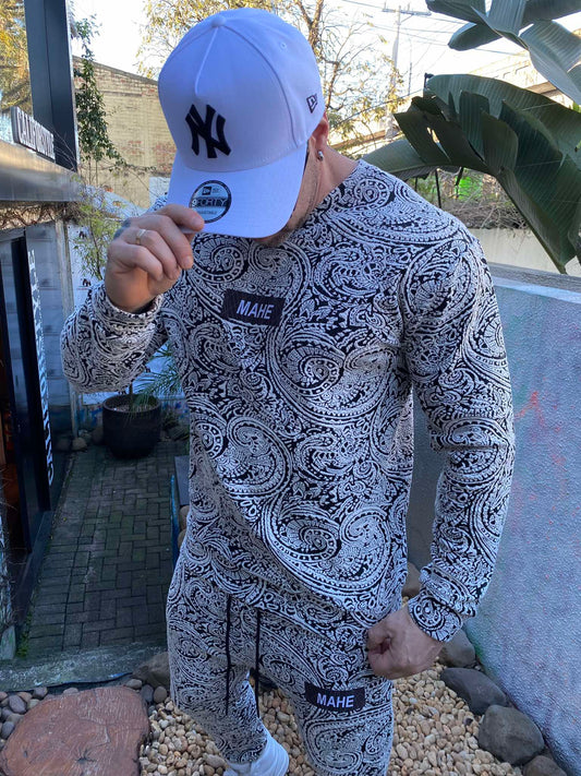 Conjunto Moletom Estampado Mahe