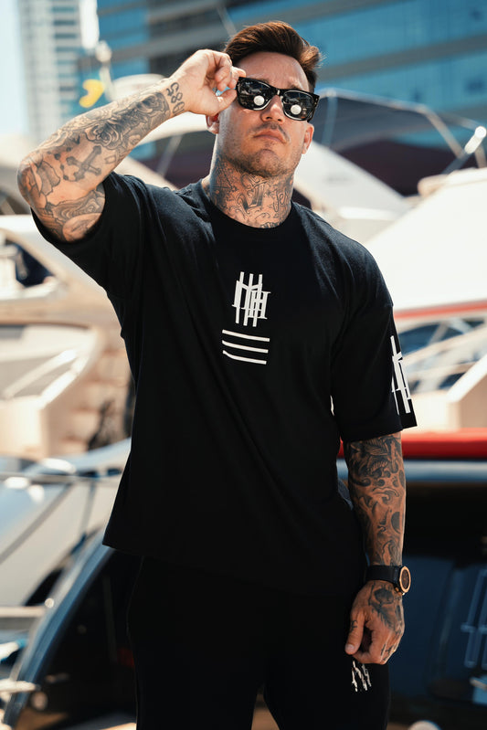 Camiseta Oversized Russian Black