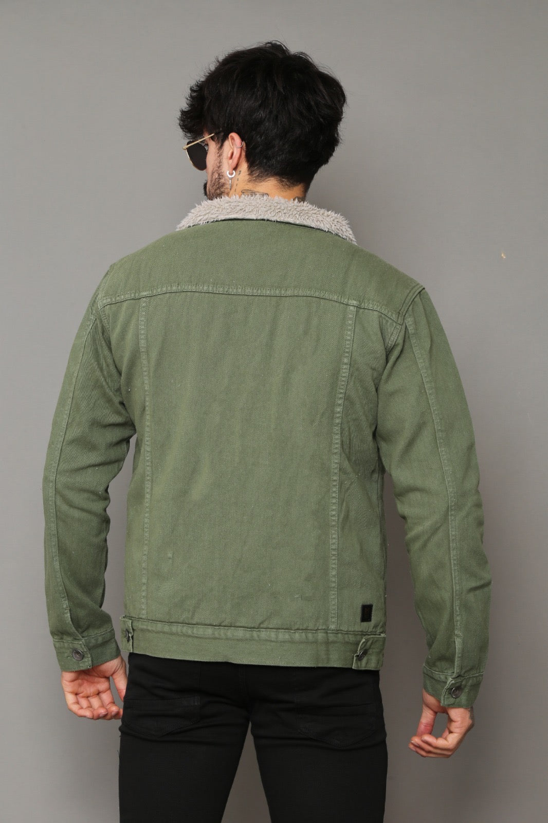 Jaqueta Jeans Forrada Green