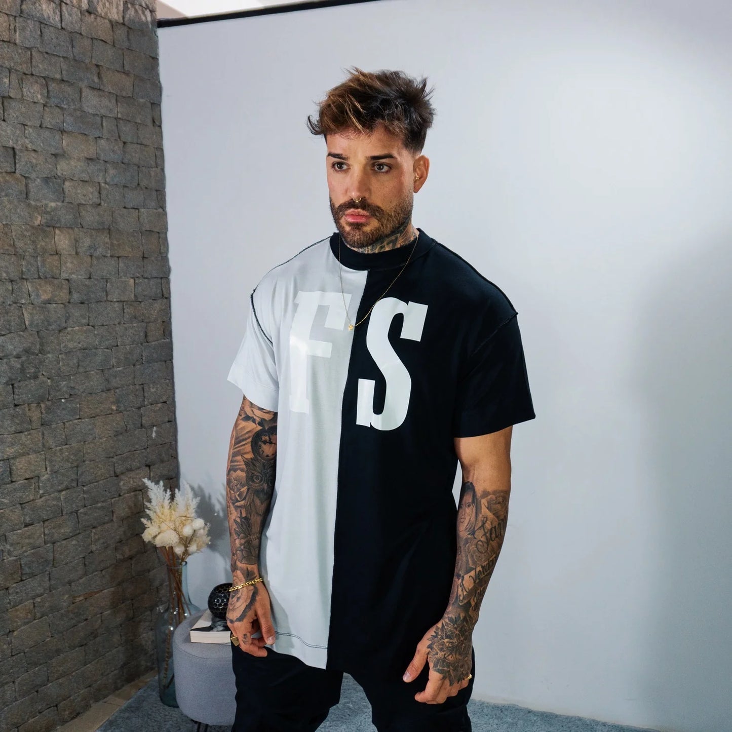 Camiseta FS - Salt Grey Blck