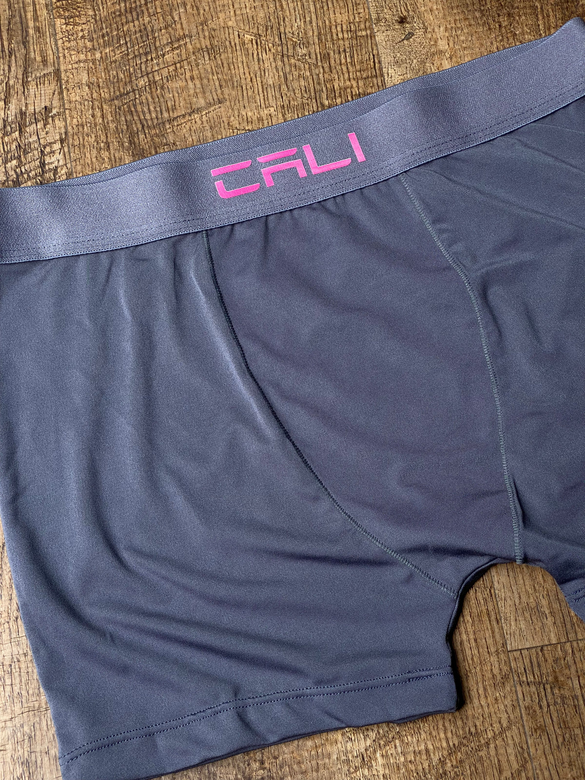 Cueca boxer Cali cinza e rosa - foto 7 de 8
