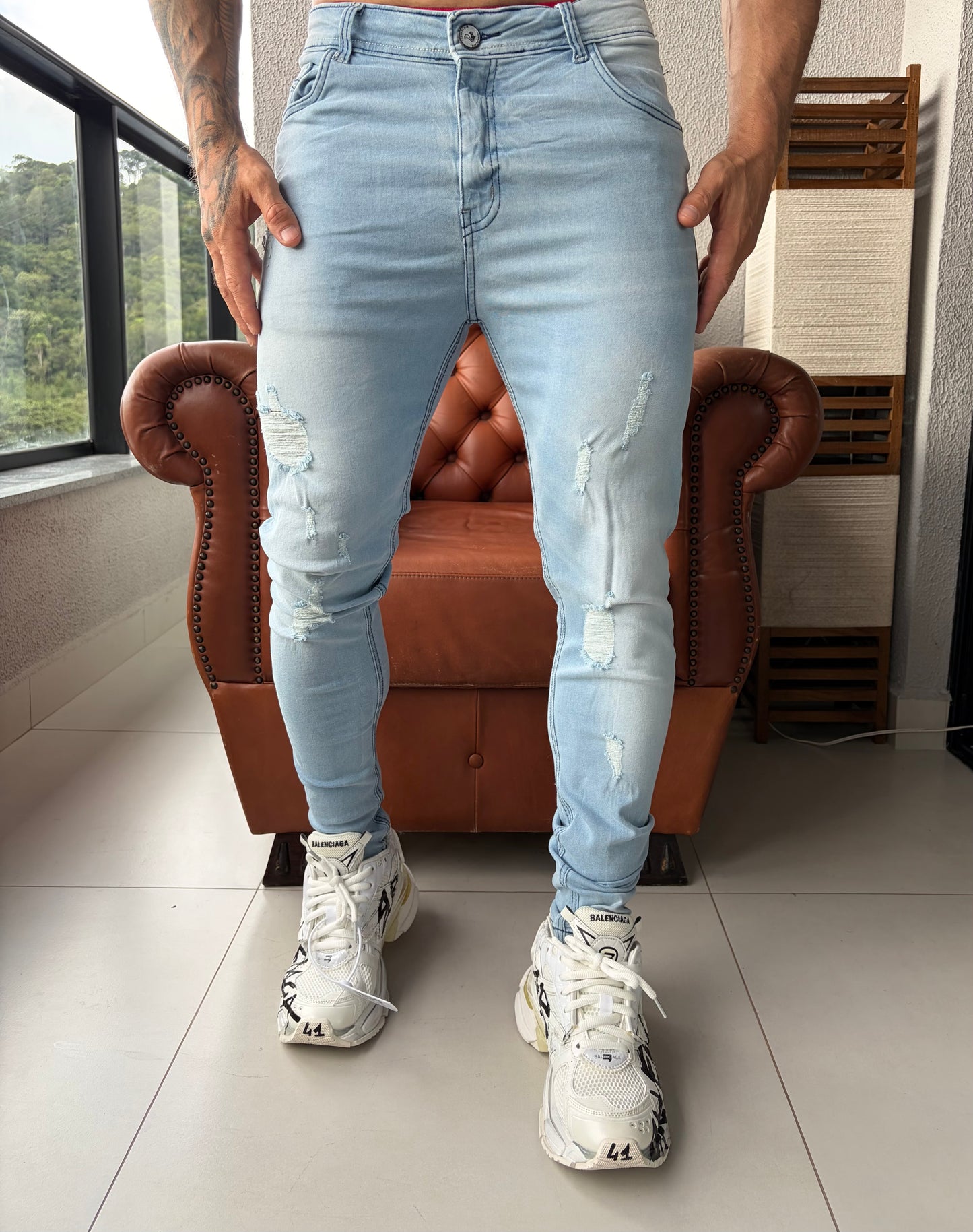 Calça Jeans Skinny Paris