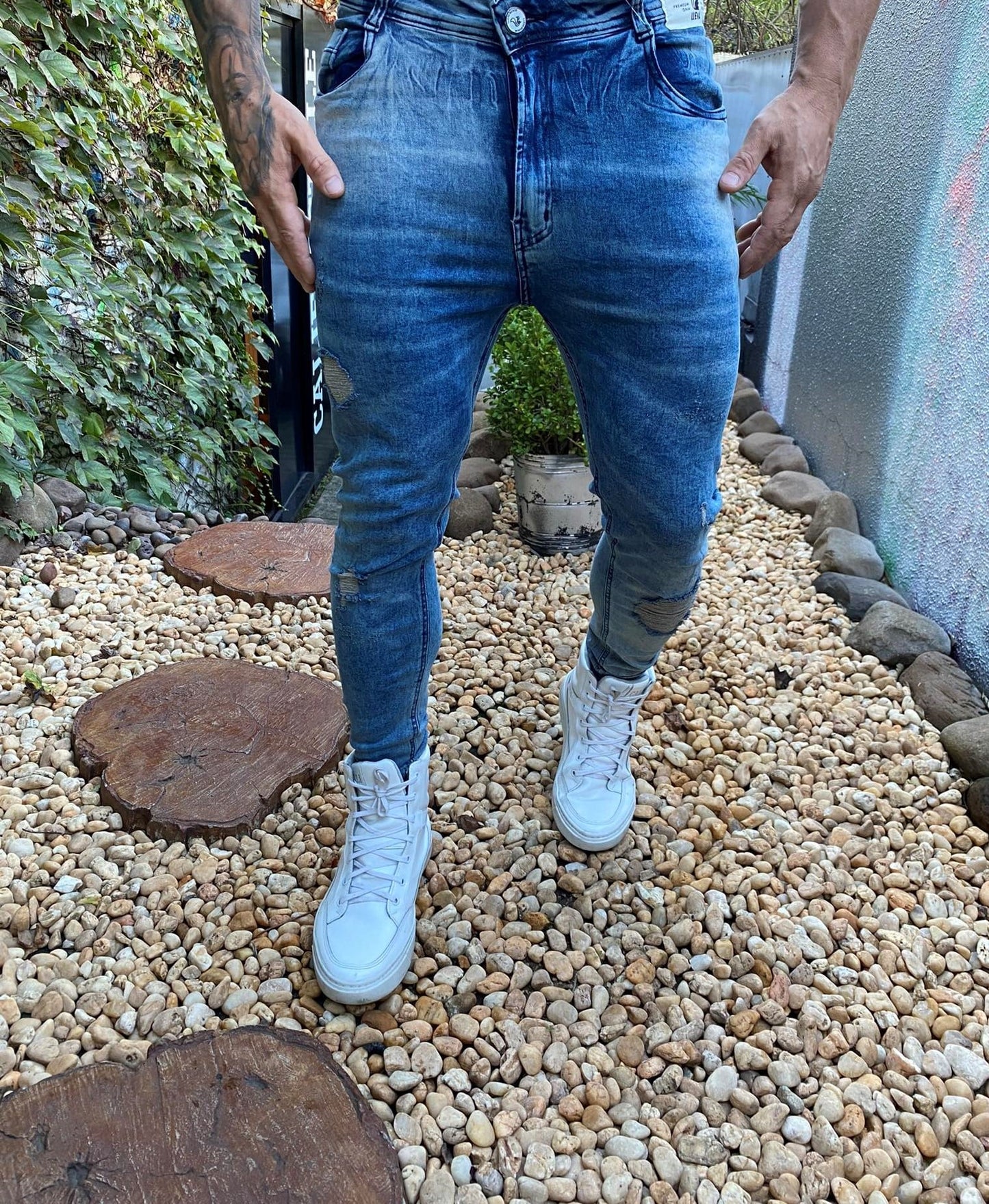 Calça Jeans Skinny Marmor