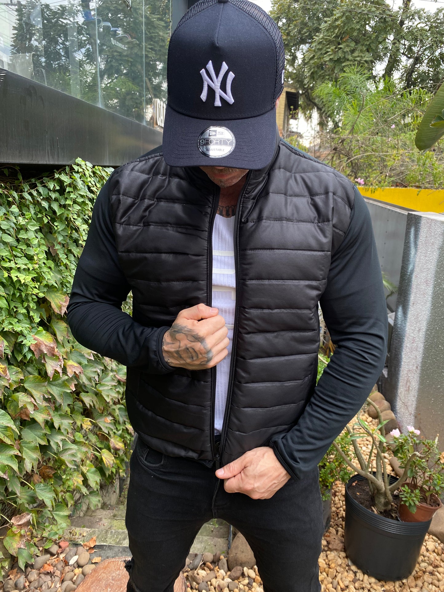 Jaqueta Tech Puffer Preta