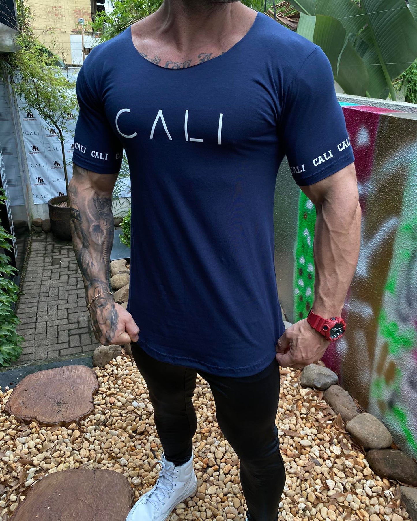 Camiseta Cali Navy Blue