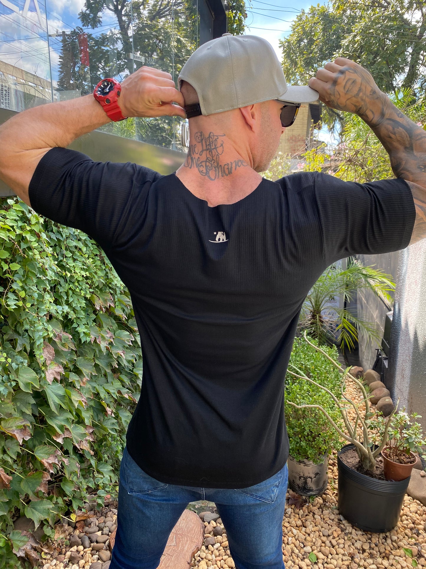 Camiseta Cali Canelada Black Off