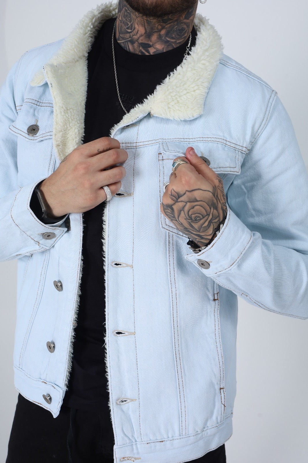 Jaqueta Jeans Forrada