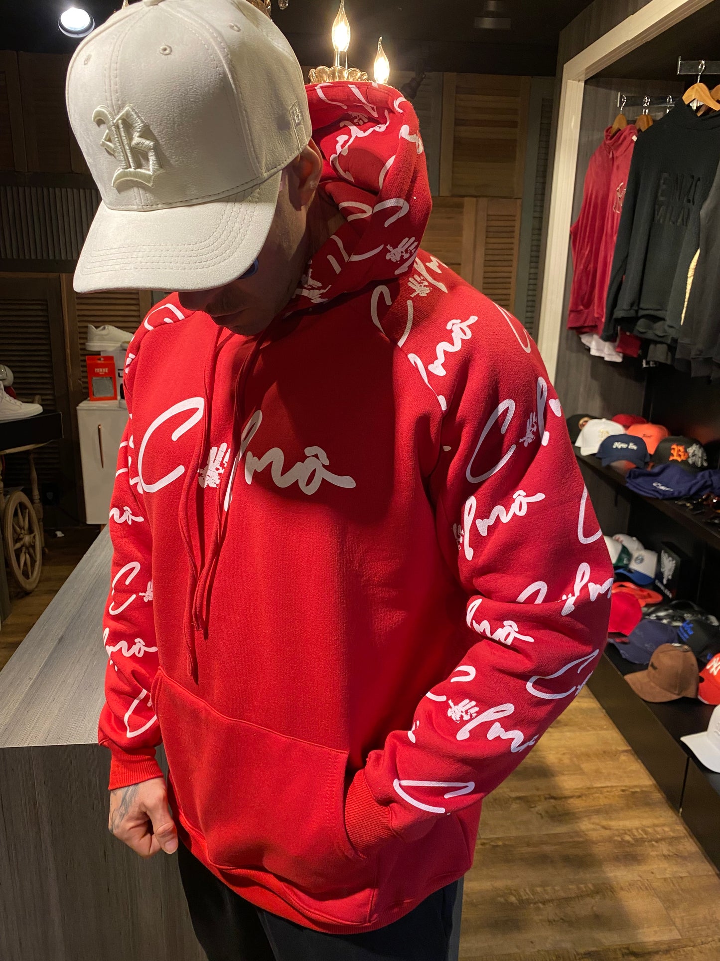 Moletom Canguru Calmo Red