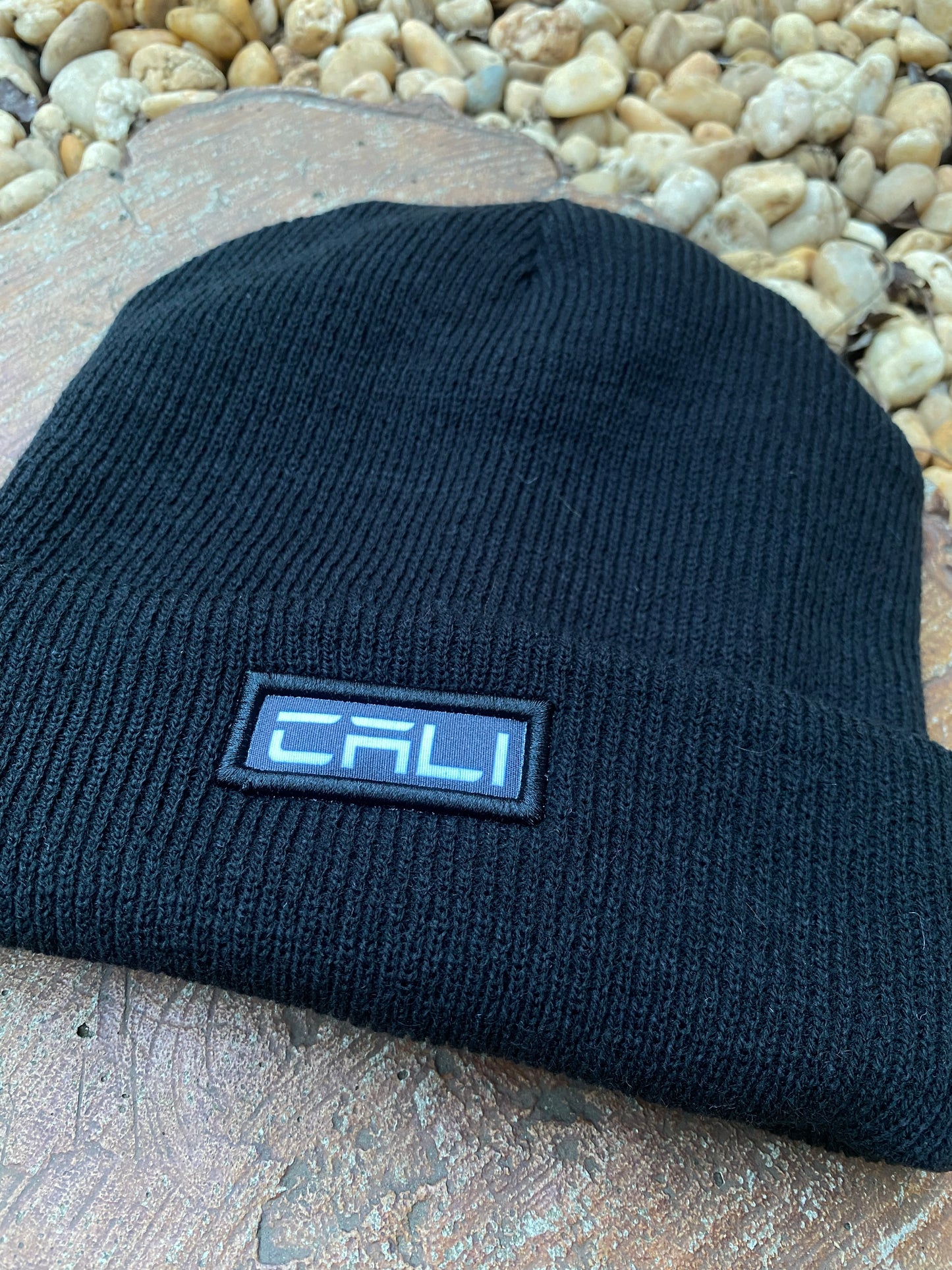 Gorro Canelado com Dobra Cali Black