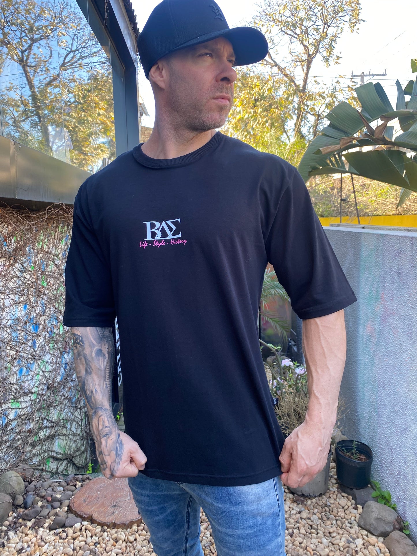 Camiseta Oversized Lifebae Black