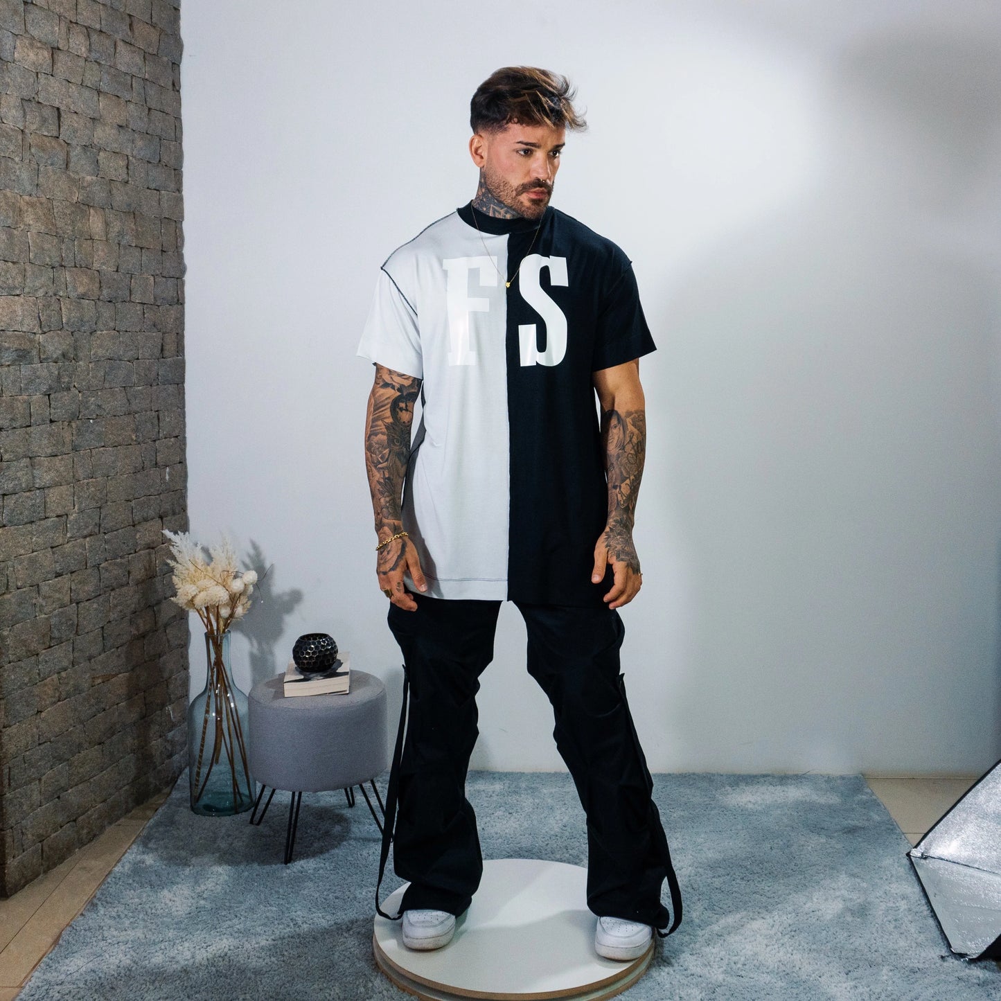Camiseta FS - Salt Grey Blck