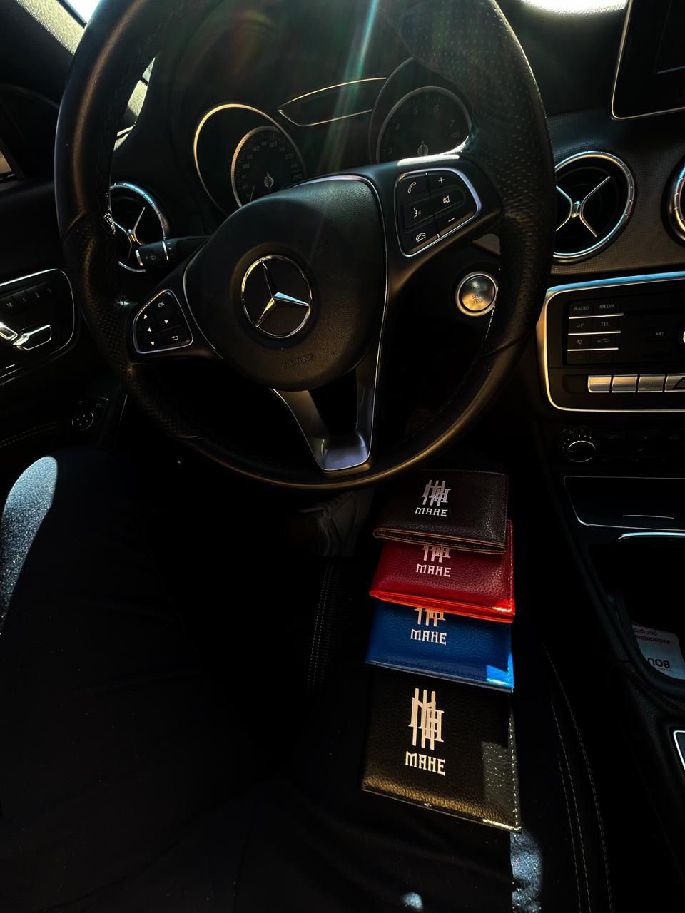 Carteira Mahe Blue Couro