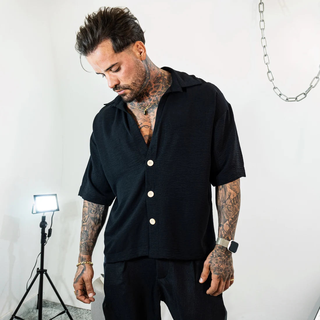 Camisa Santorini preta - foto 5 de 8