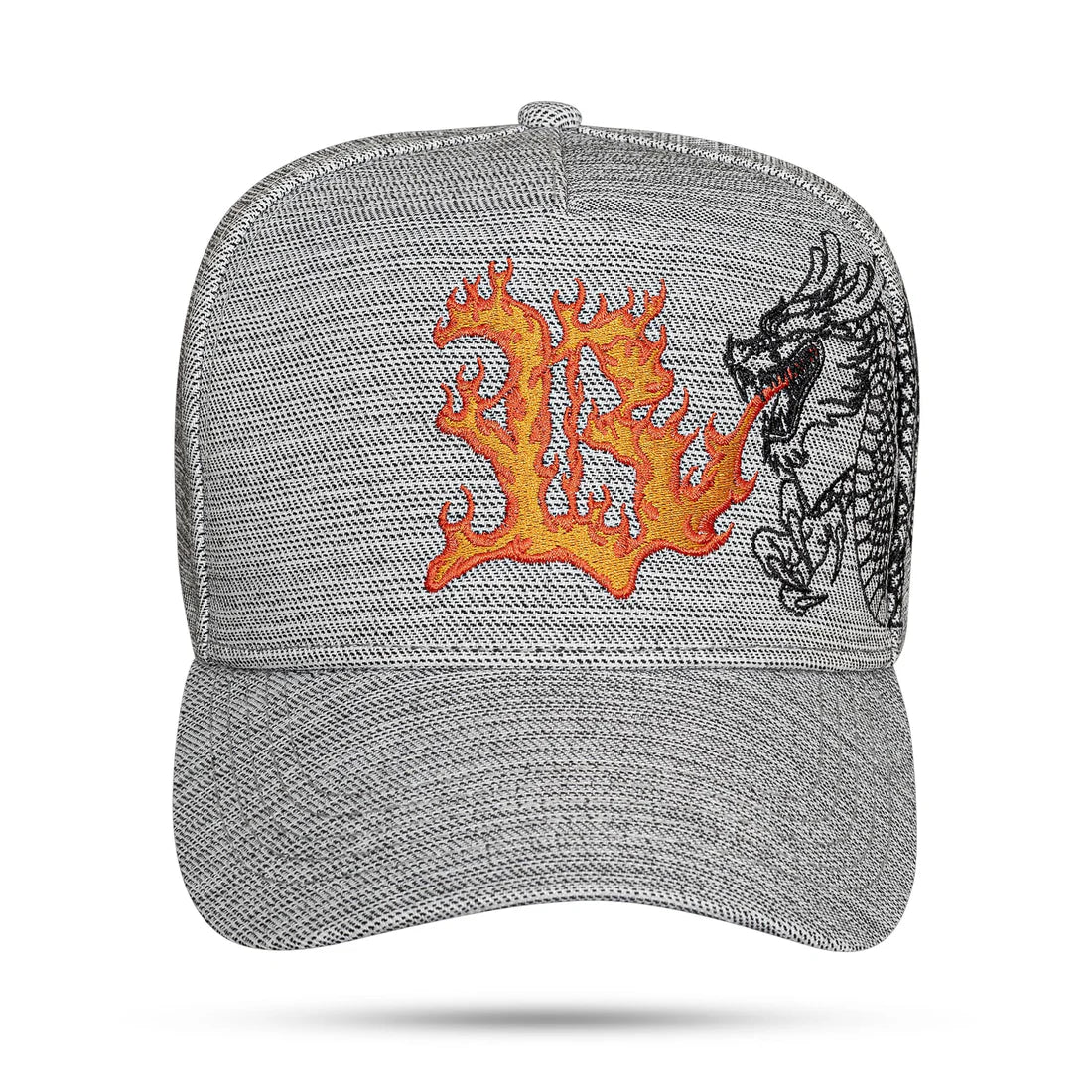 Boné Snapback Dragon Fire Cinza