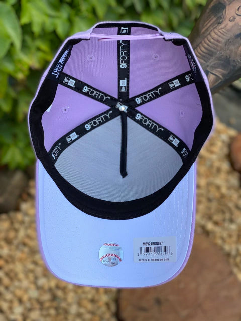 New Era NY New Lilac and White Cap