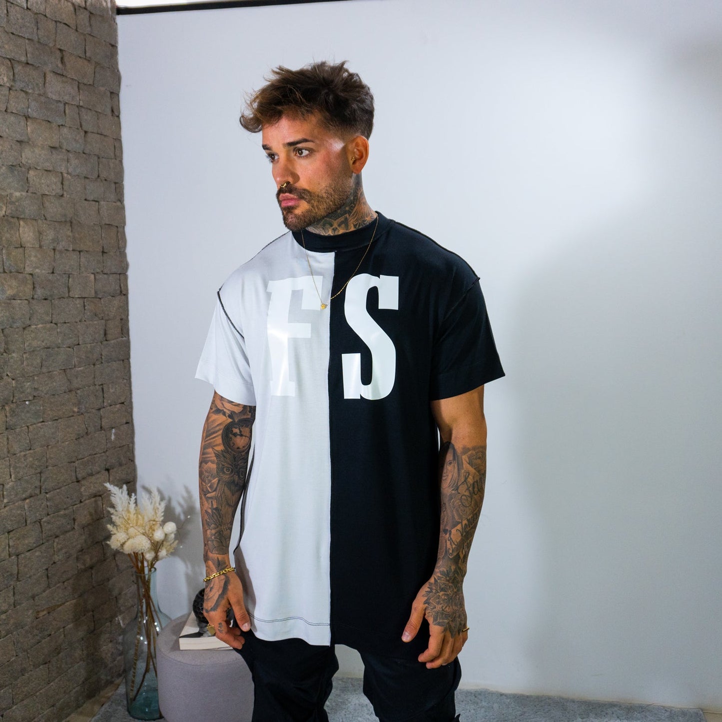 Camiseta FS - Salt Grey Blck