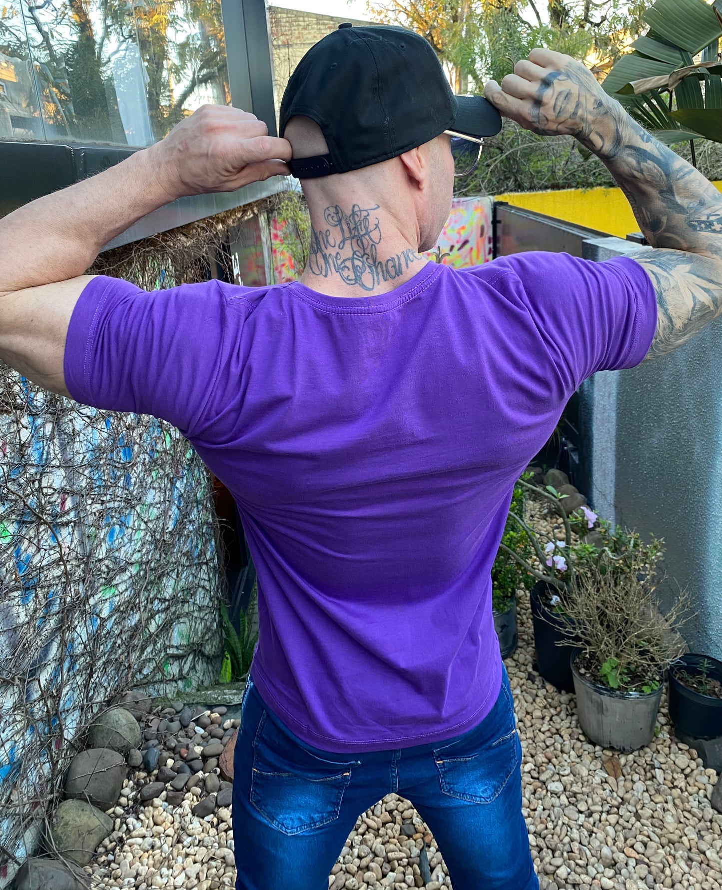 Camiseta Algodão Purple
