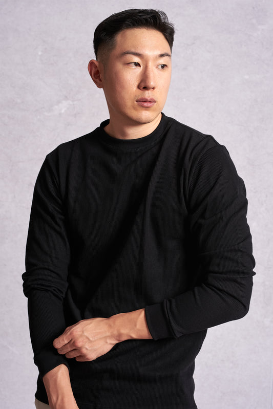 Blusa Canelada Black