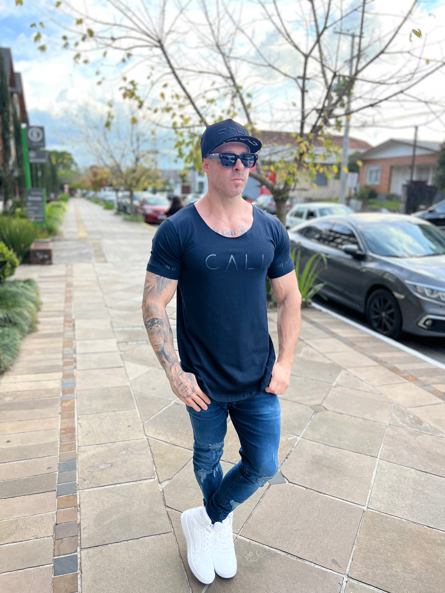 Camiseta Cali Feather Gold