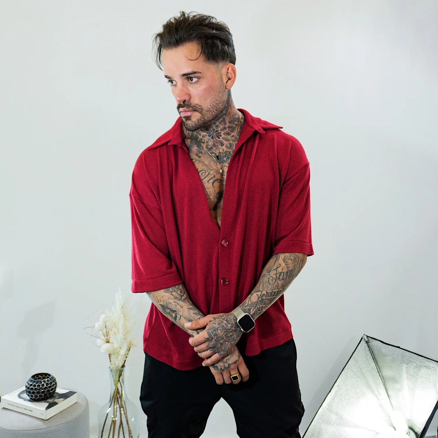 Camisa Santorini Tricot - Ruby