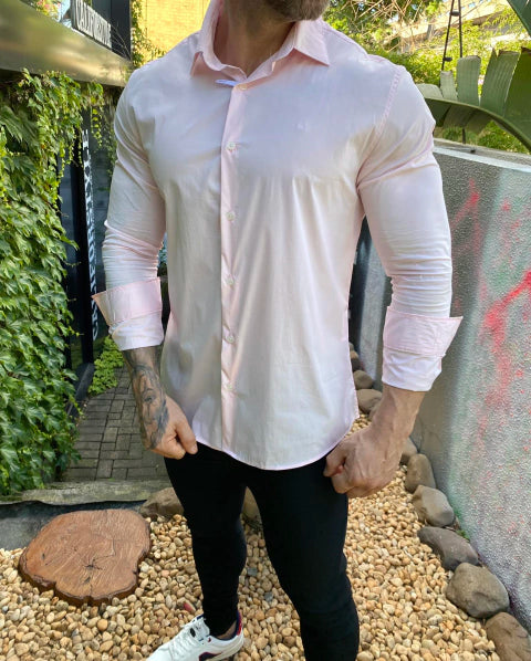 Calvin Klein Pink Slim Fit Shirt