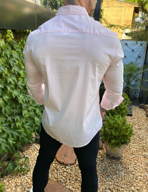 Calvin Klein Pink Slim Fit Shirt