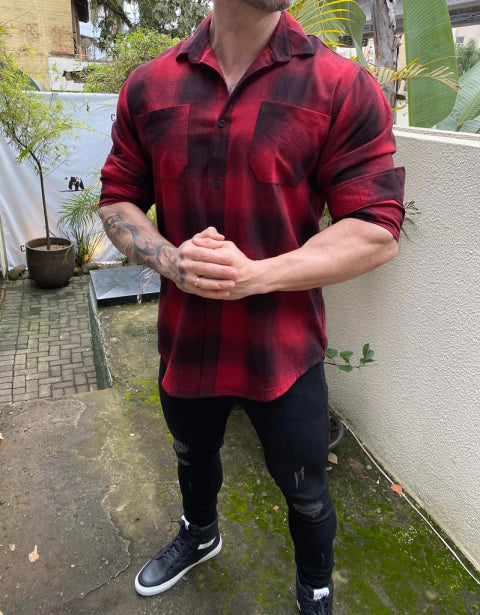 Checkered Flannel Shirt