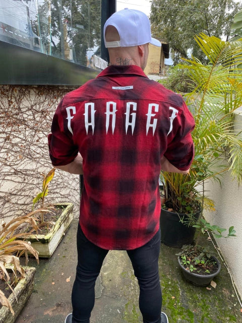 Camisa Flanela Xadrez Over