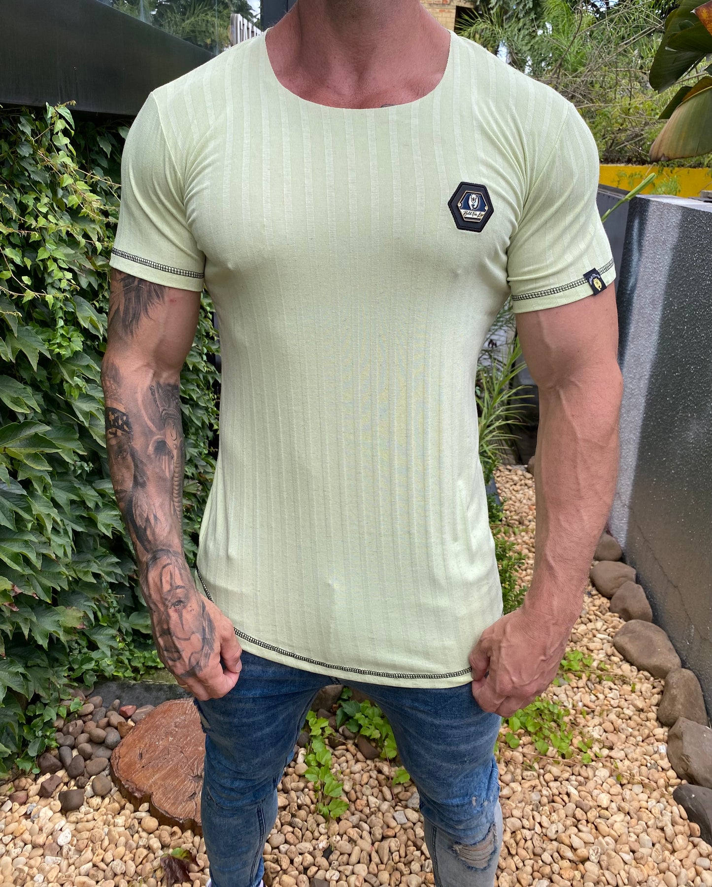 Camiseta Slim Verde
