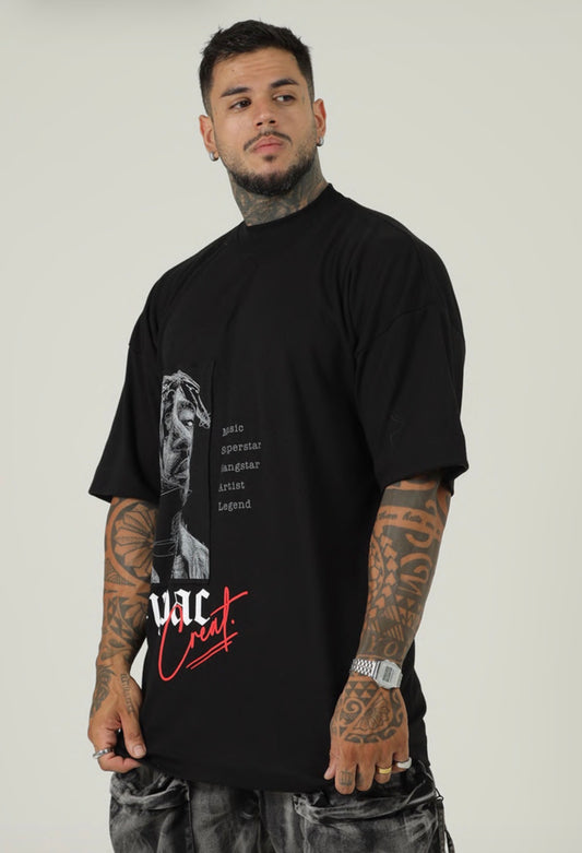 Camiseta Oversized TUPAC Black