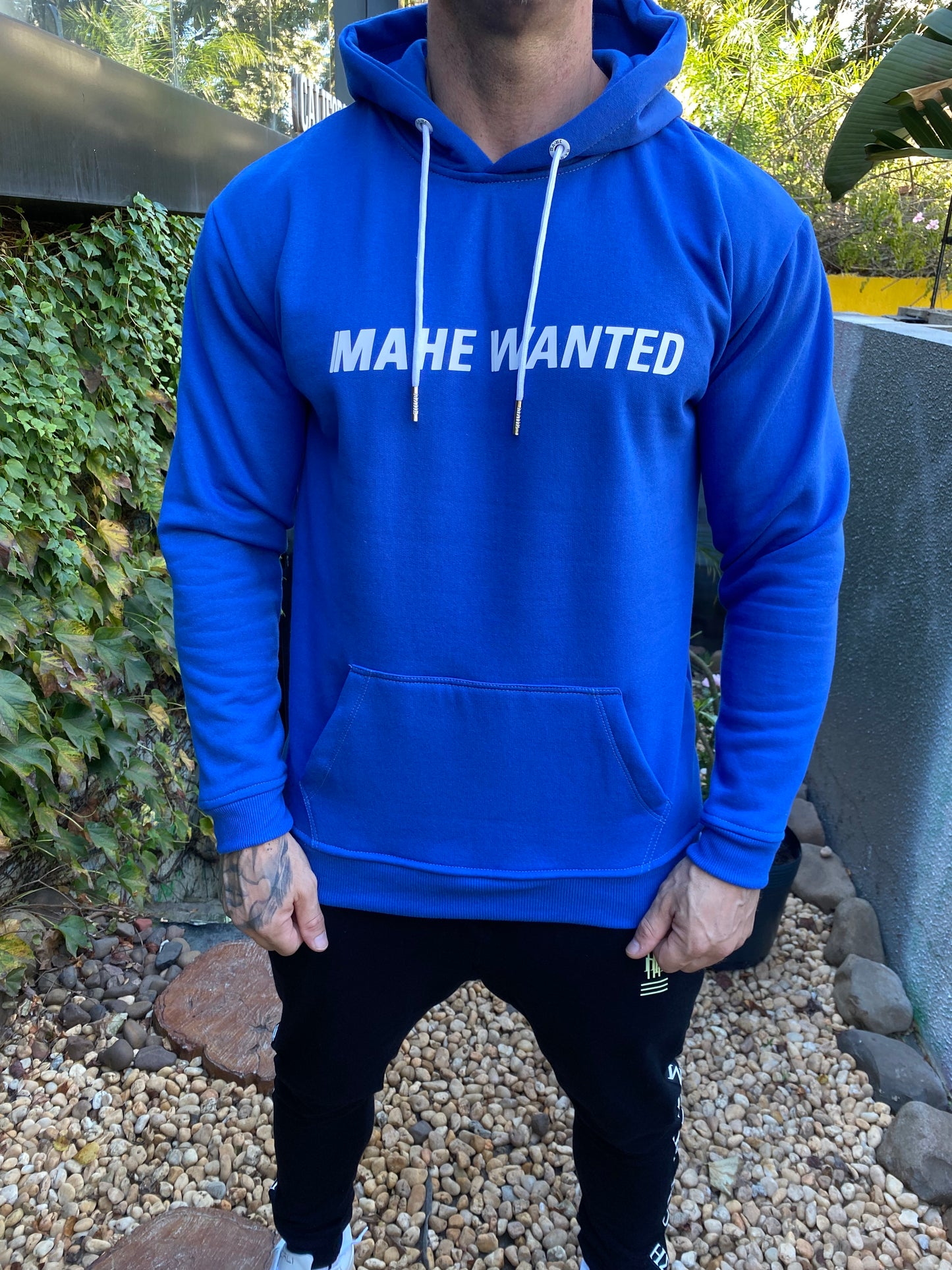 Moletom Canguru Mahe Manhattan Blue