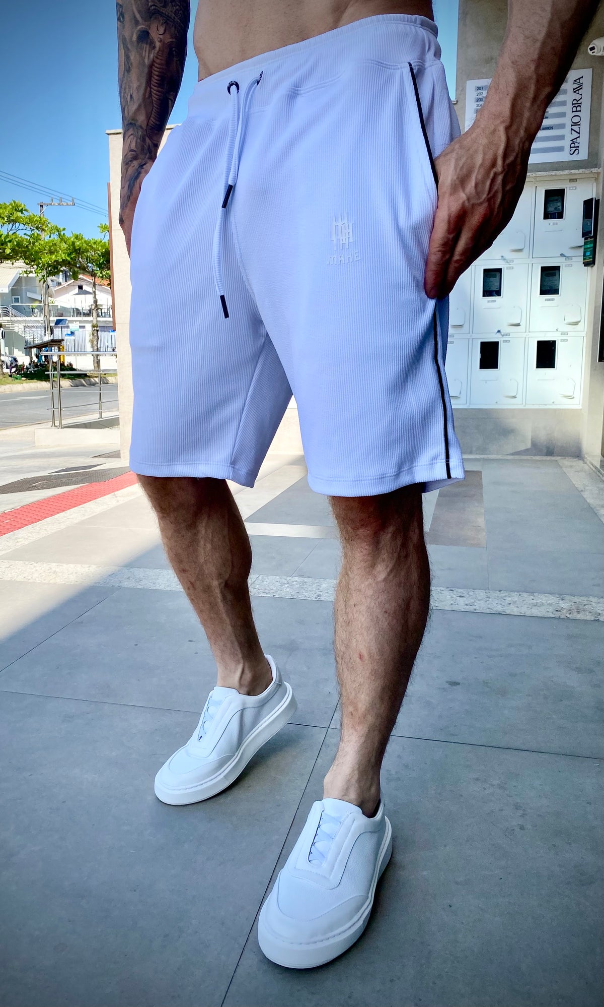 Bermuda Mahe Super Confort branca