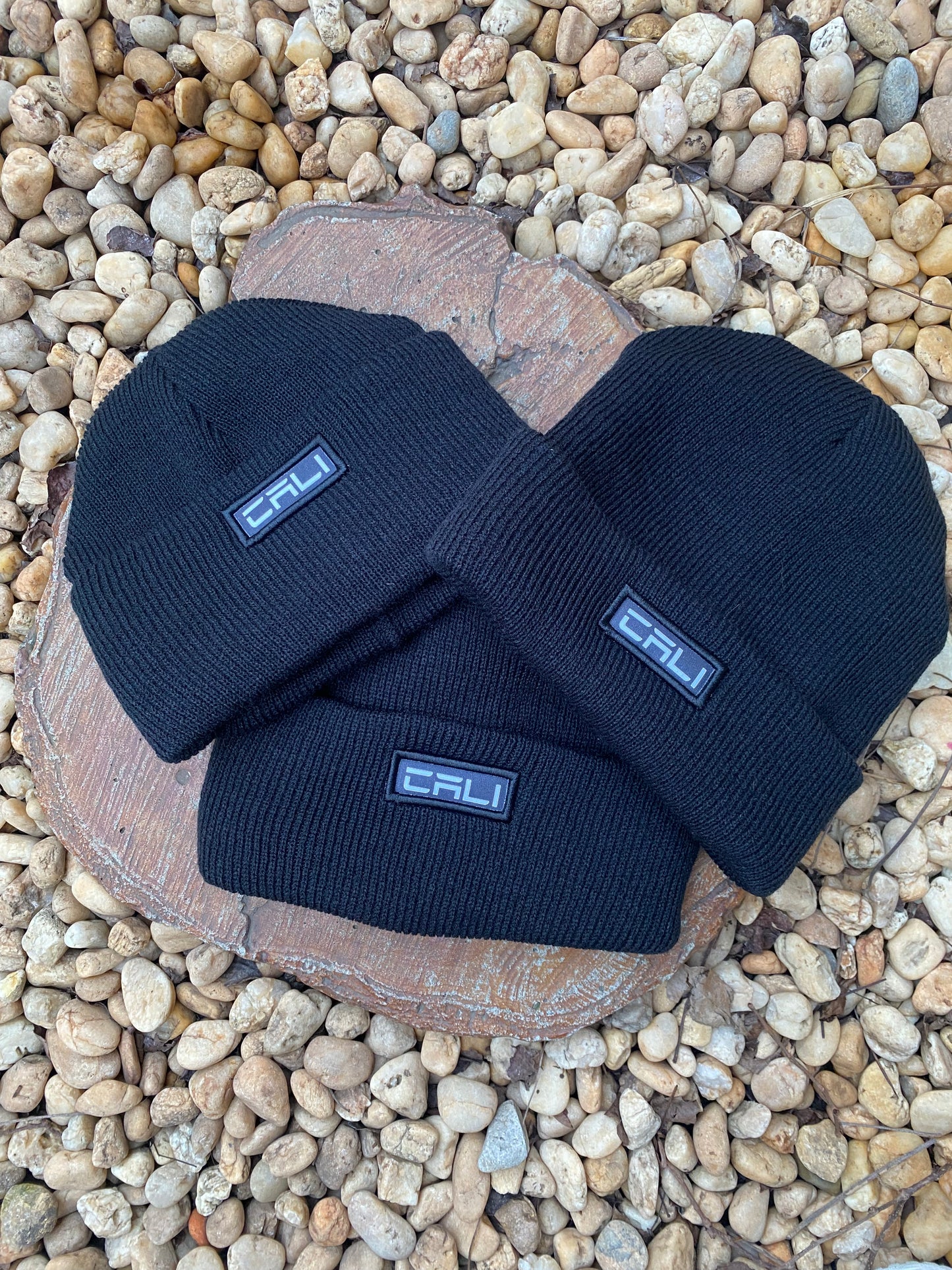 Gorro Canelado com Dobra Cali Black