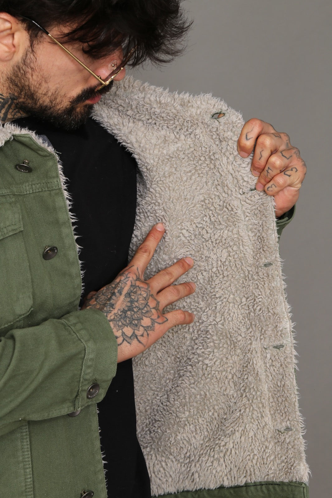 Jaqueta Jeans Forrada Green