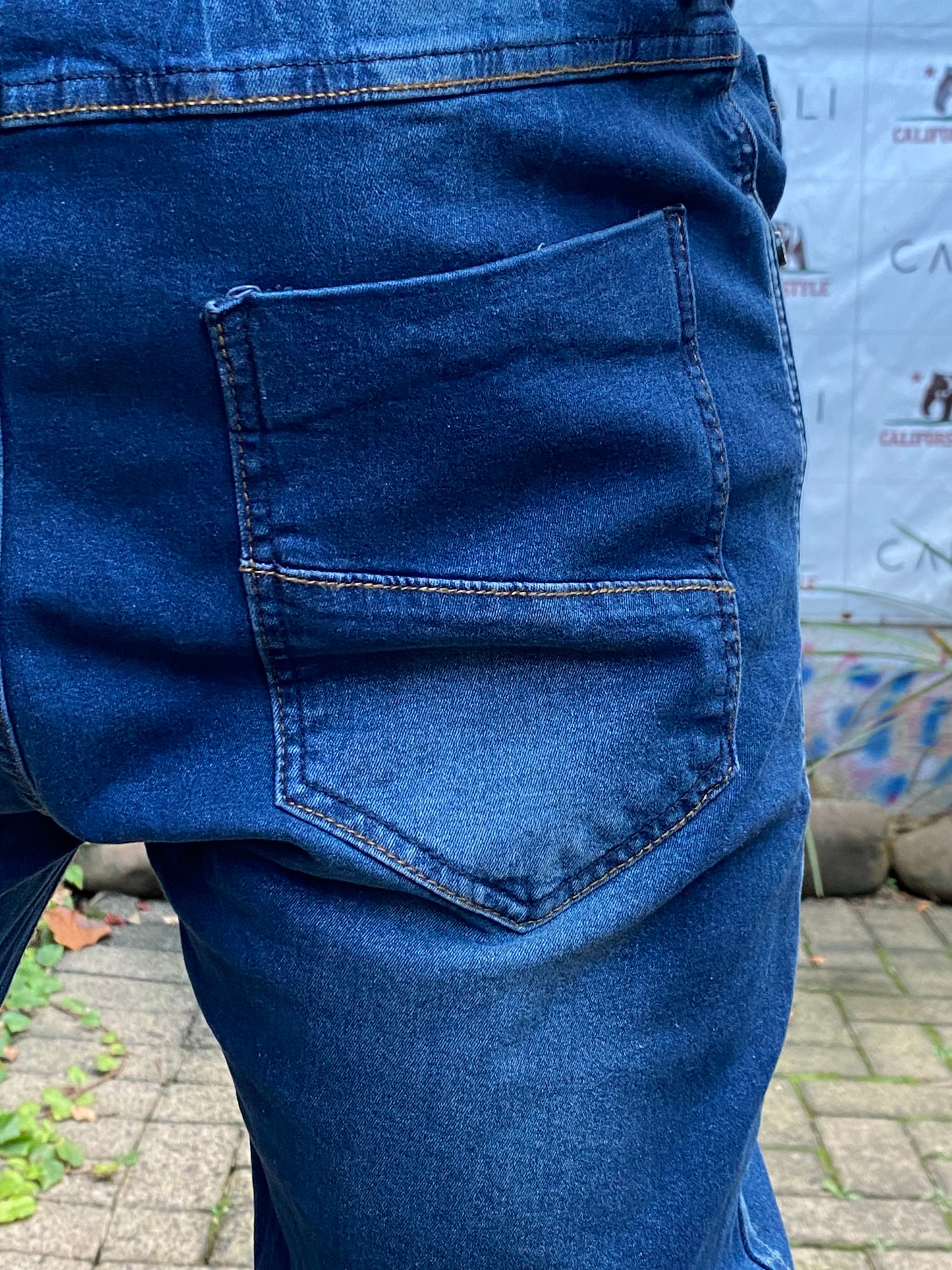 Calça Jeans Skinny Destroyer