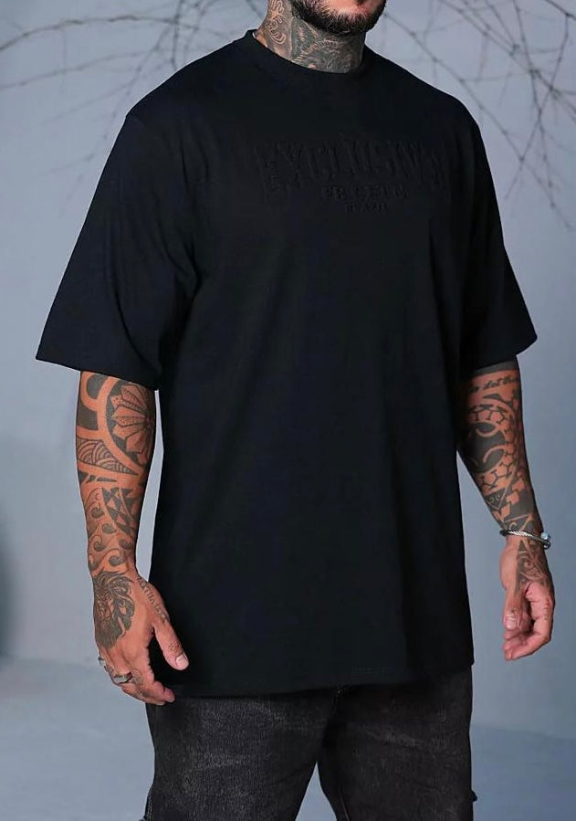 Camiseta Oversized Relevo Black