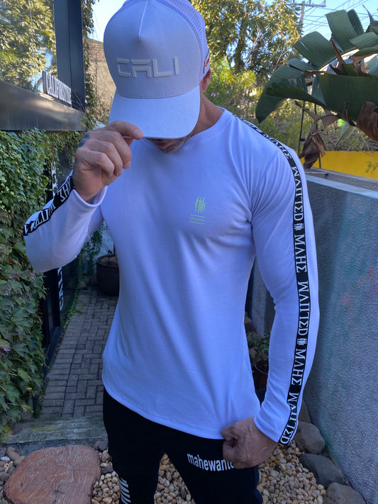 Camiseta Mahe Manga Longa Mônaco White
