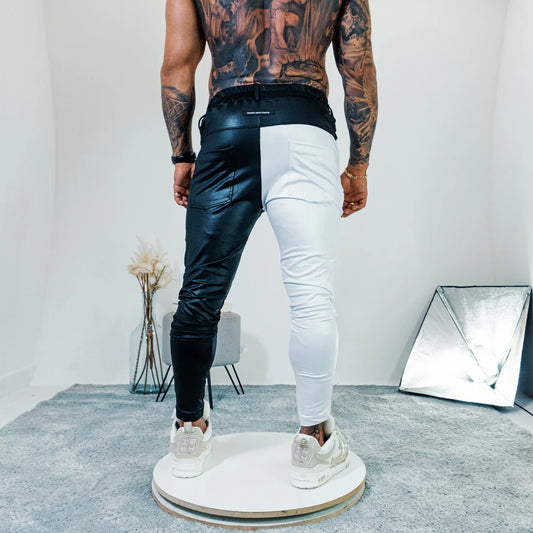 Calça Cirrê Black/White