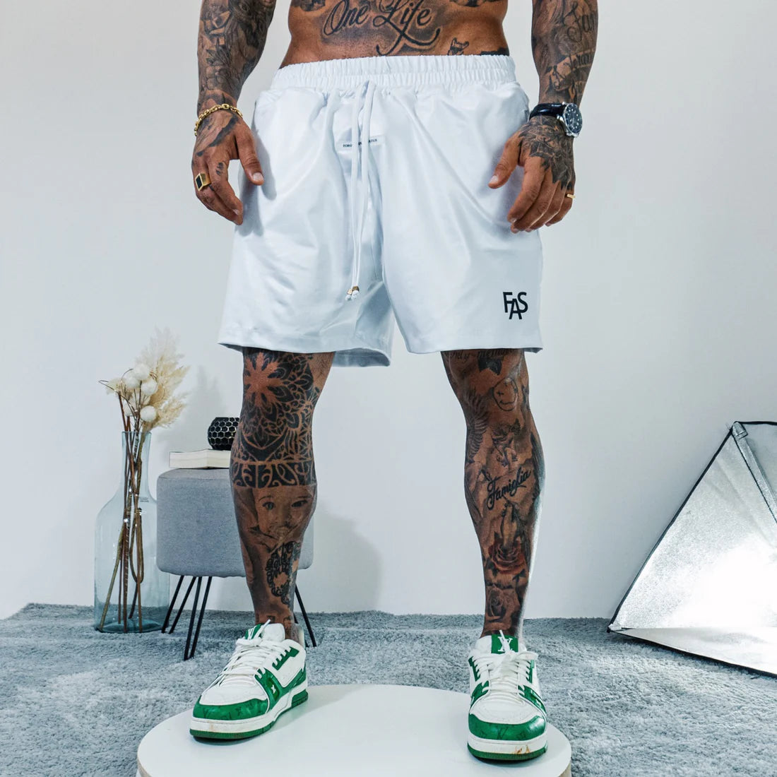Shorts Rebel - White