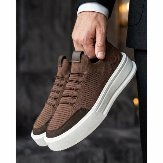 Tênis masculino casual Marrom escuro